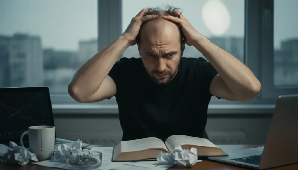 o stress pode provocar calvície