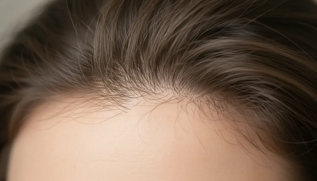 como reconhecer novos fios de cabelo