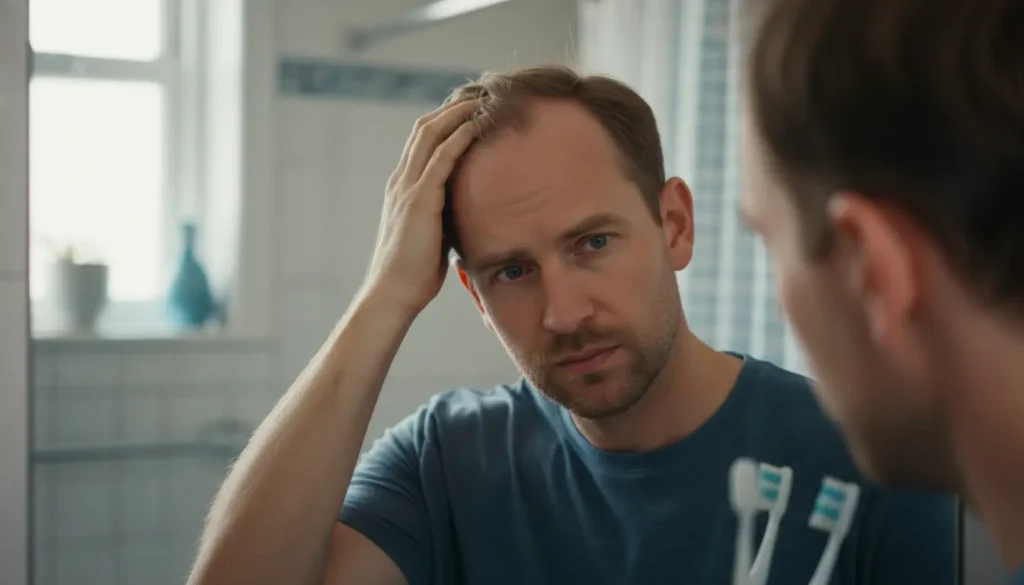 como começar a ficar careca