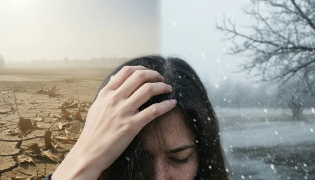 o clima pode provocar queda de cabelo