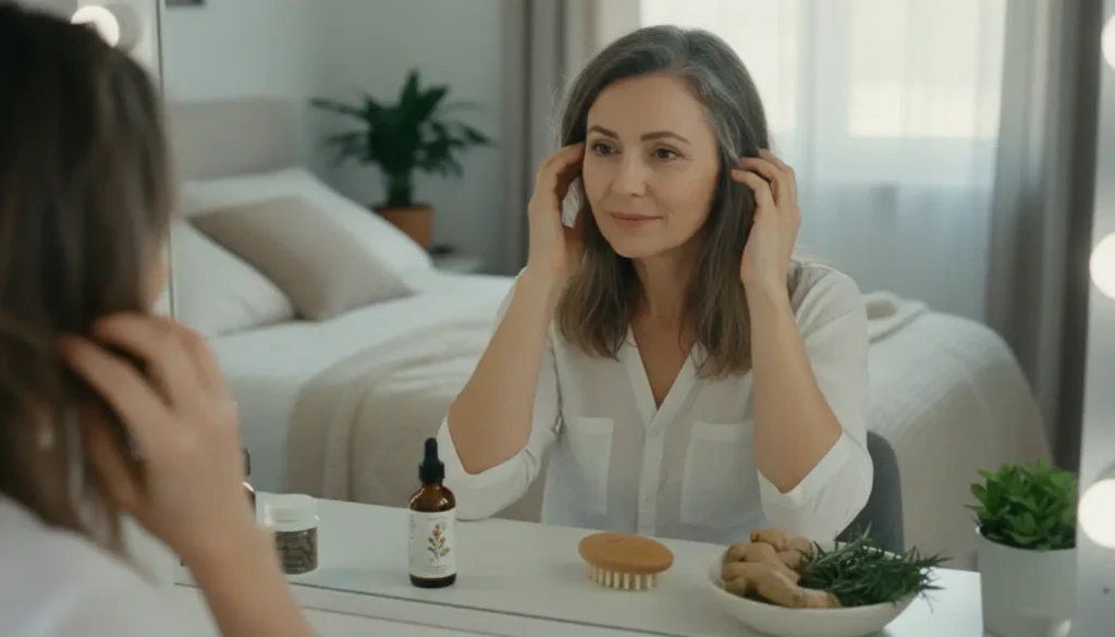 o que fazer contra a queda de cabelo na menopausa